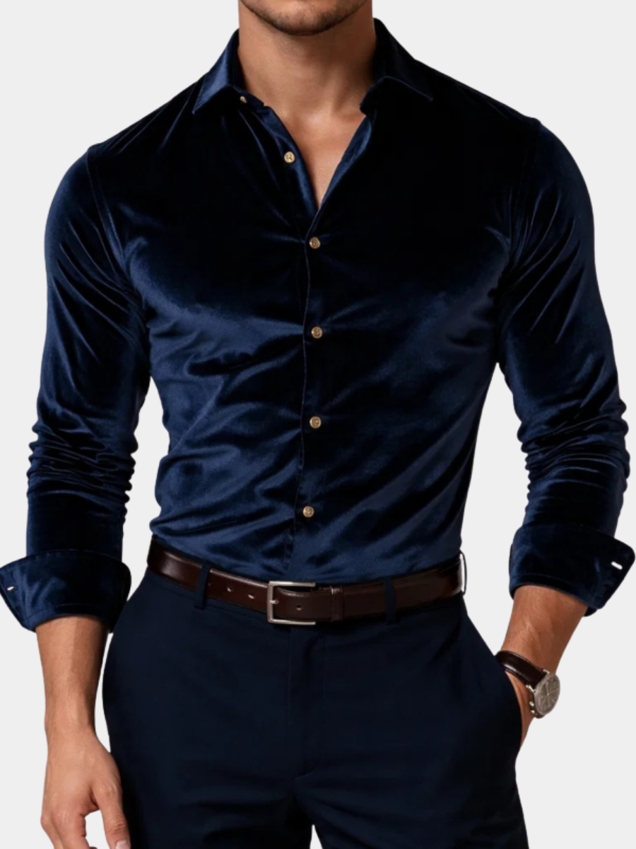 VELLANE | CHEMISE EN VELOURS POUR HOMME