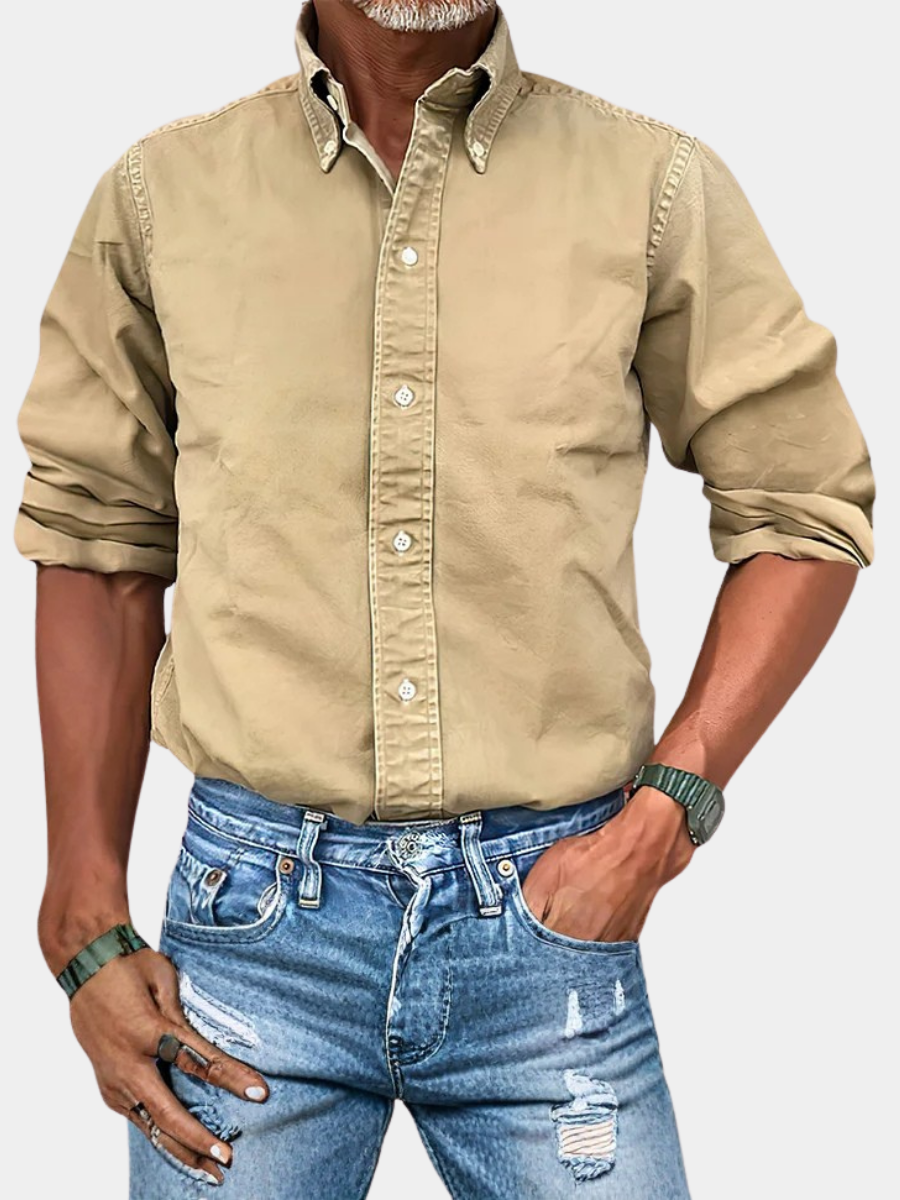 VELLANE | CHEMISE À MANCHES LONGUES ANTI-PLIS POUR HOMME