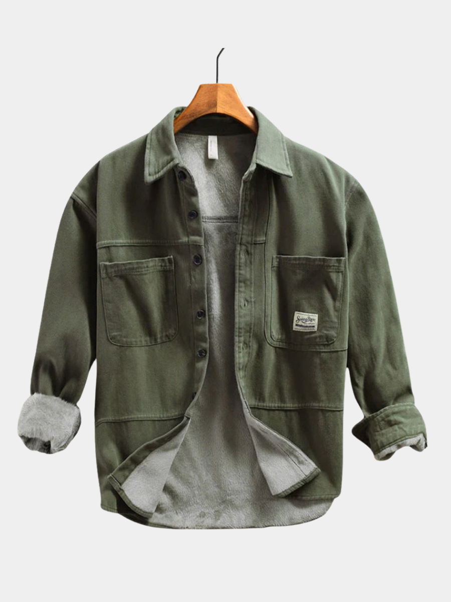 VELLANE | CHEMISE CARGO EN POLAIRE POUR HOMME