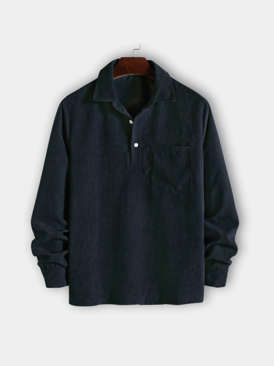 VELLANE | CHEMISE MANCHES LONGUES DEMI-BOUTONS POUR HOMME