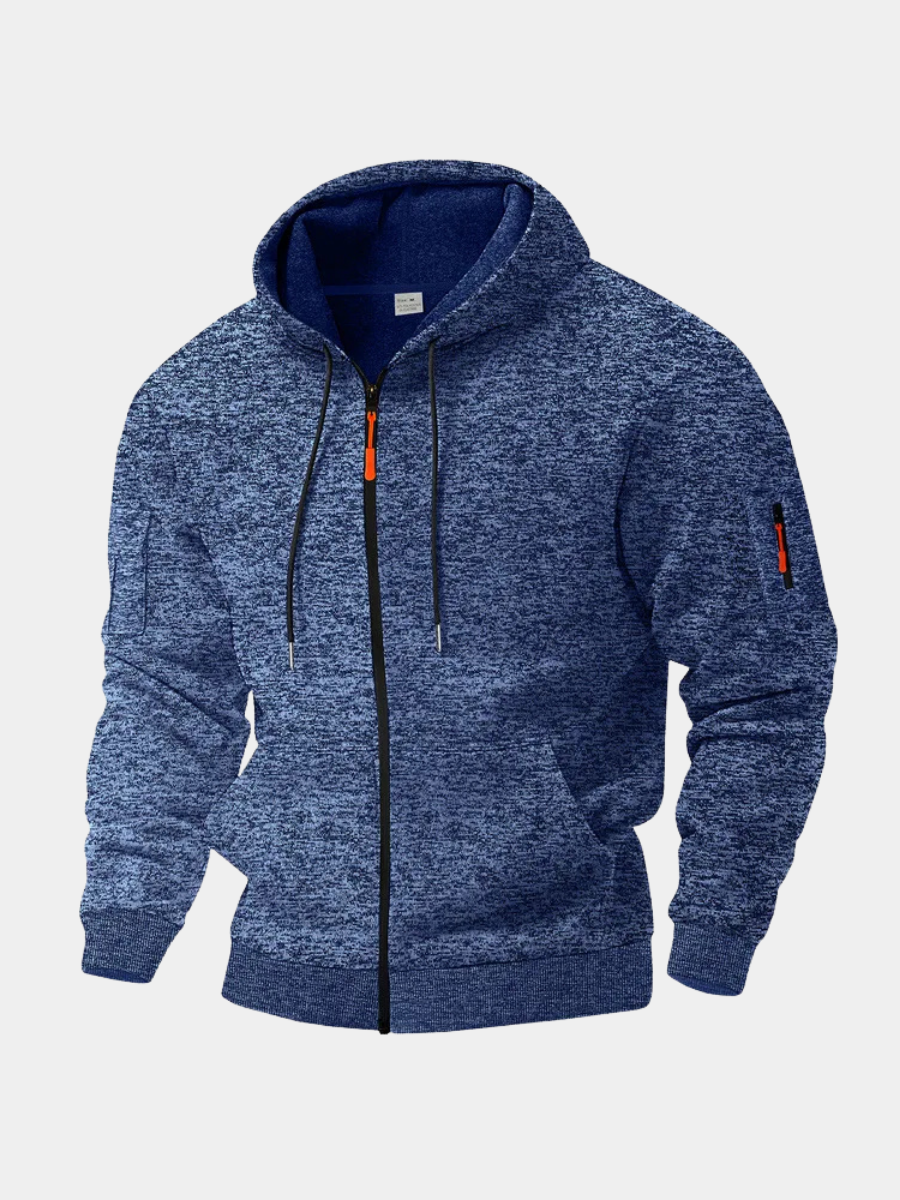 Vellane | Veste Zippée à Capuche pour Homme Éric