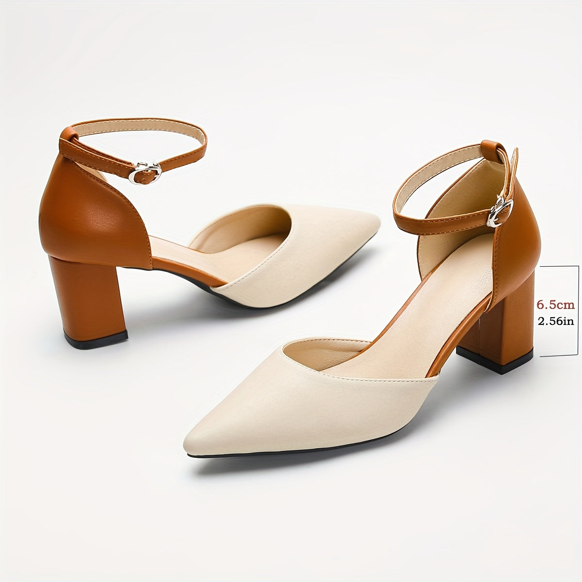 Marielle™ | Talons à Bride Bicolore