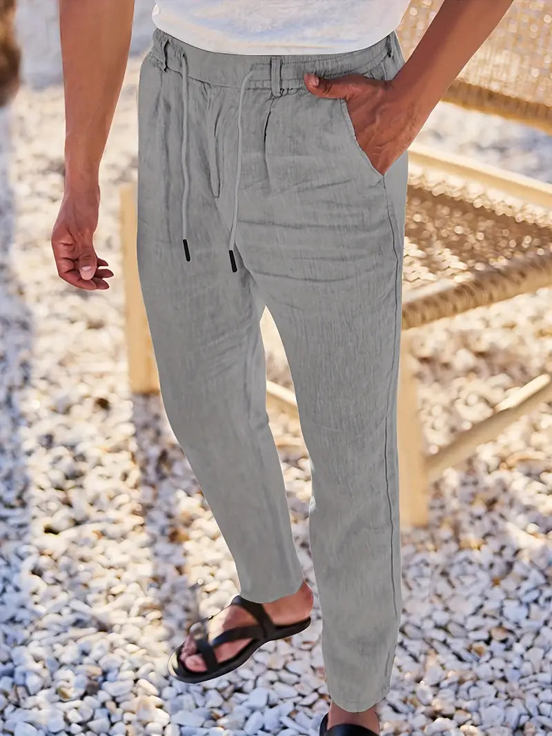 Vellane | Pantalon à Cordon et Pinces pour Homme Nicolas
