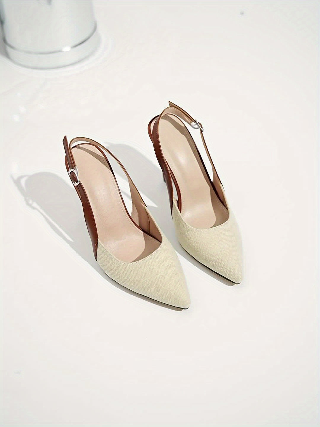 Amélie™ | Talons Slingback Contrastés