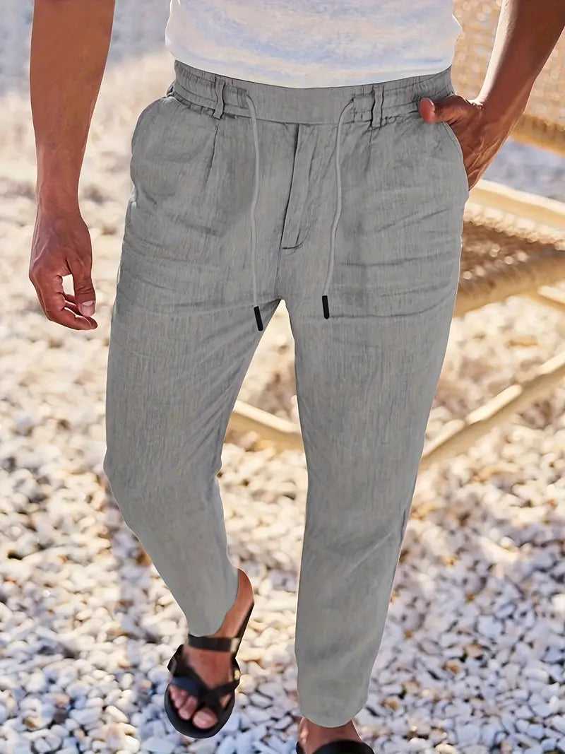 Vellane | Pantalon à Cordon et Pinces pour Homme Nicolas