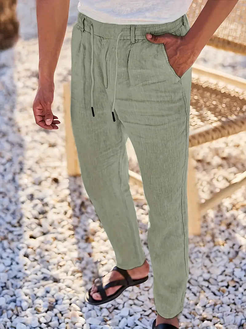 Vellane | Pantalon à Cordon et Pinces pour Homme Nicolas