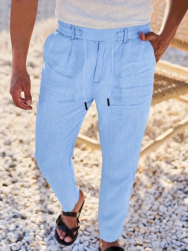 Vellane | Pantalon à Cordon et Pinces pour Homme Nicolas