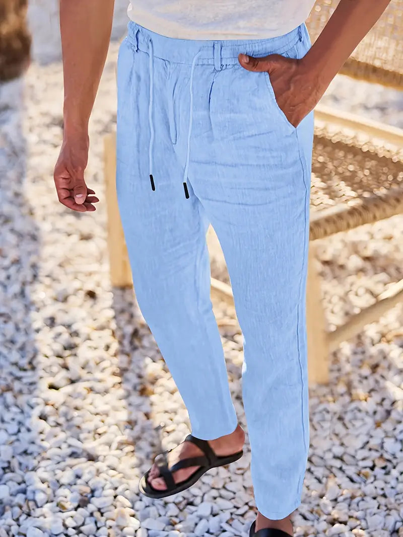 Vellane | Pantalon à Cordon et Pinces pour Homme Nicolas