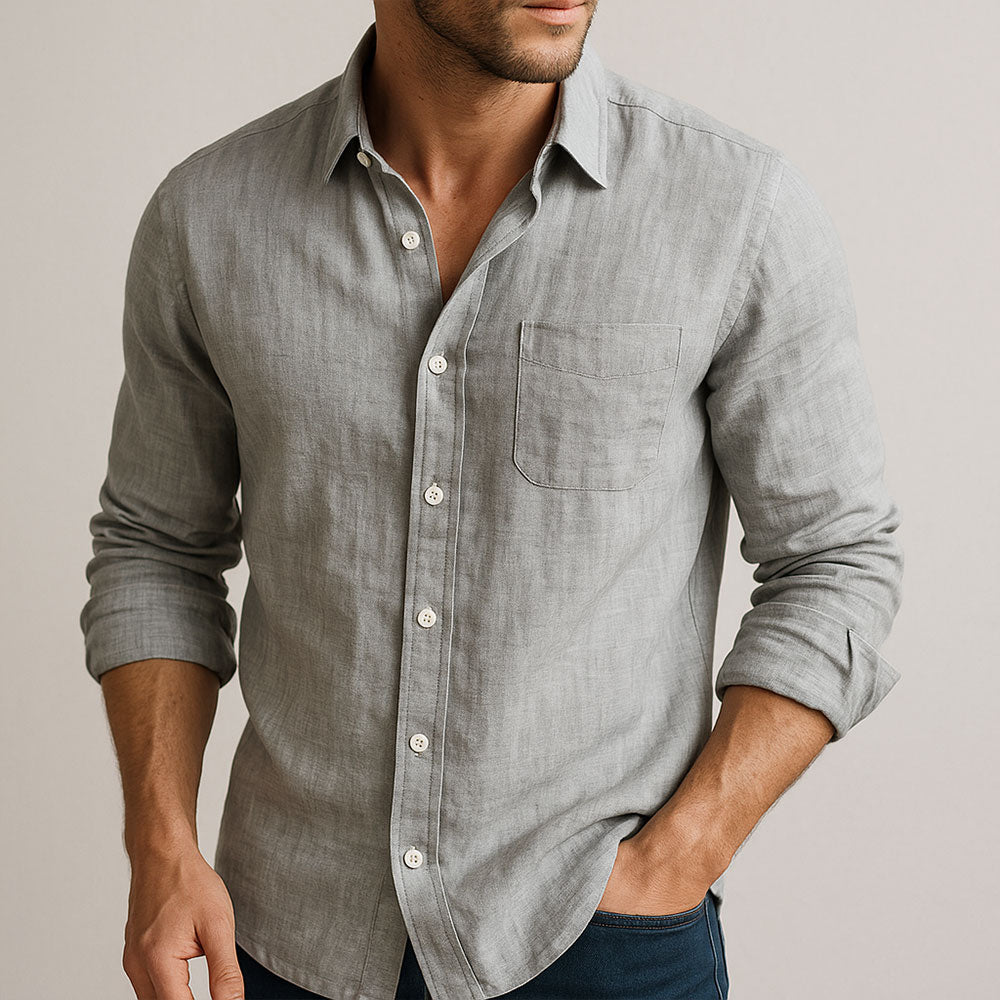 VELLANE | CHEMISE ESSENTIELLE EN LIN POUR HOMME