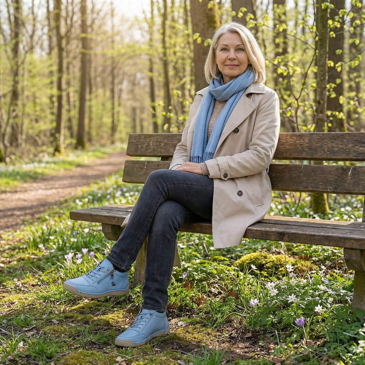 Flora Chaussures Orthopédiques Confortables avec Fermeture Éclair
