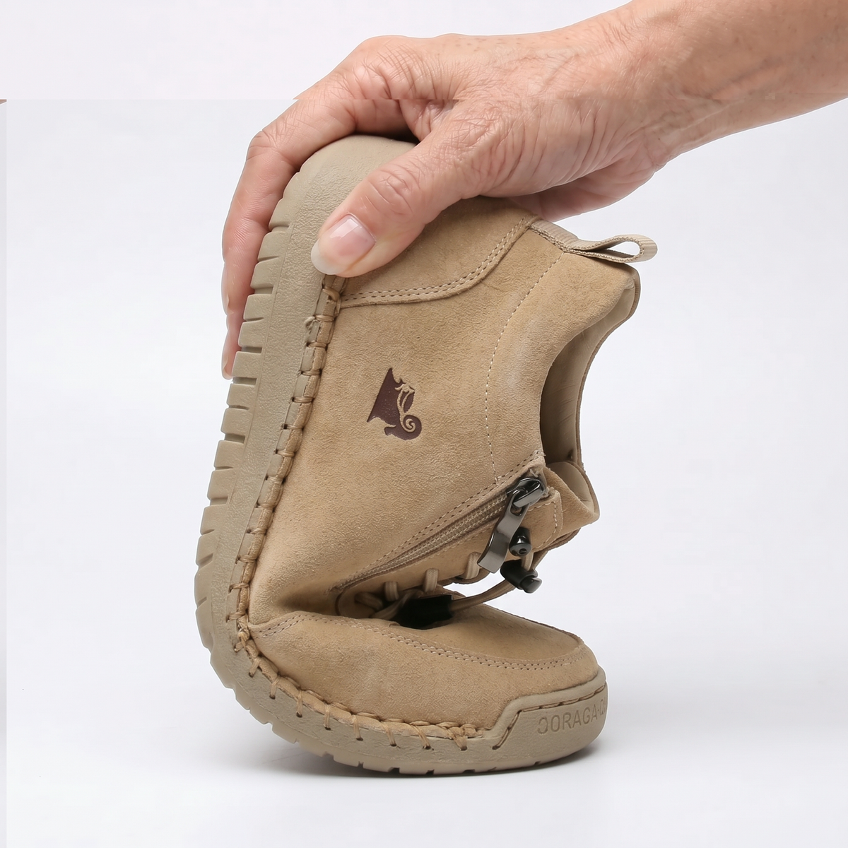 Flora Chaussures Orthopédiques Confortables avec Fermeture Éclair