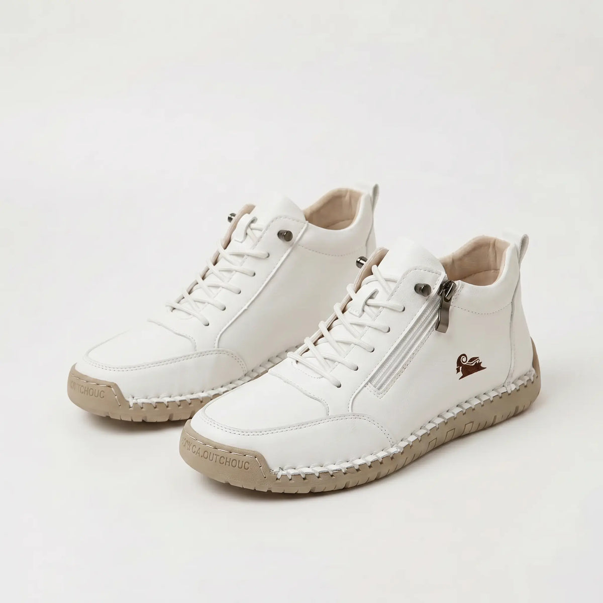 Flora Chaussures Orthopédiques Confortables avec Fermeture Éclair