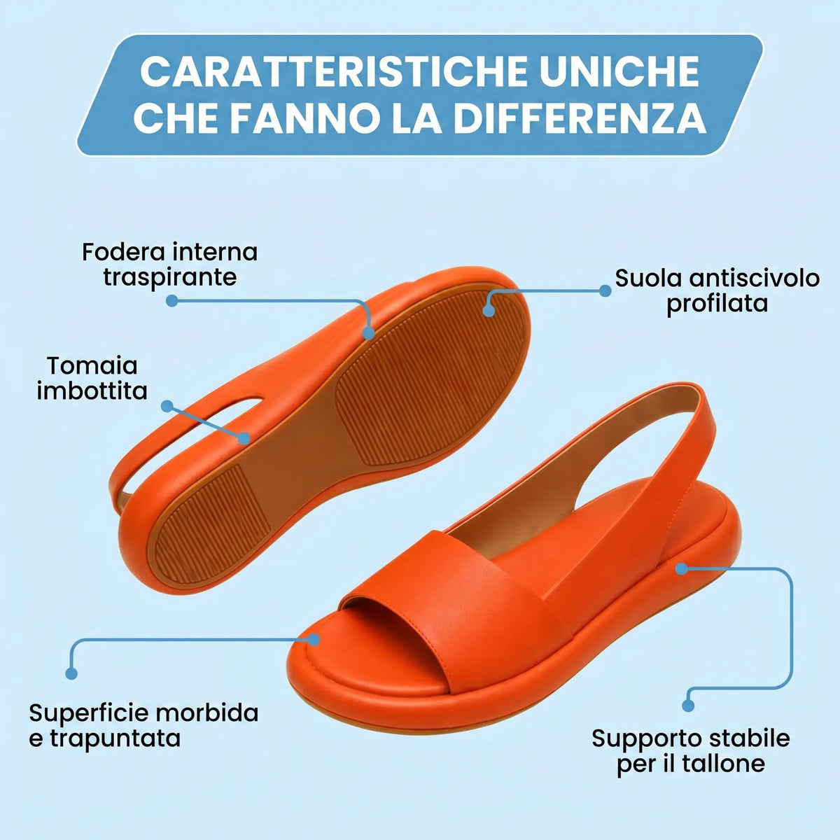 Sandales Orthopédiques Maria Confortables