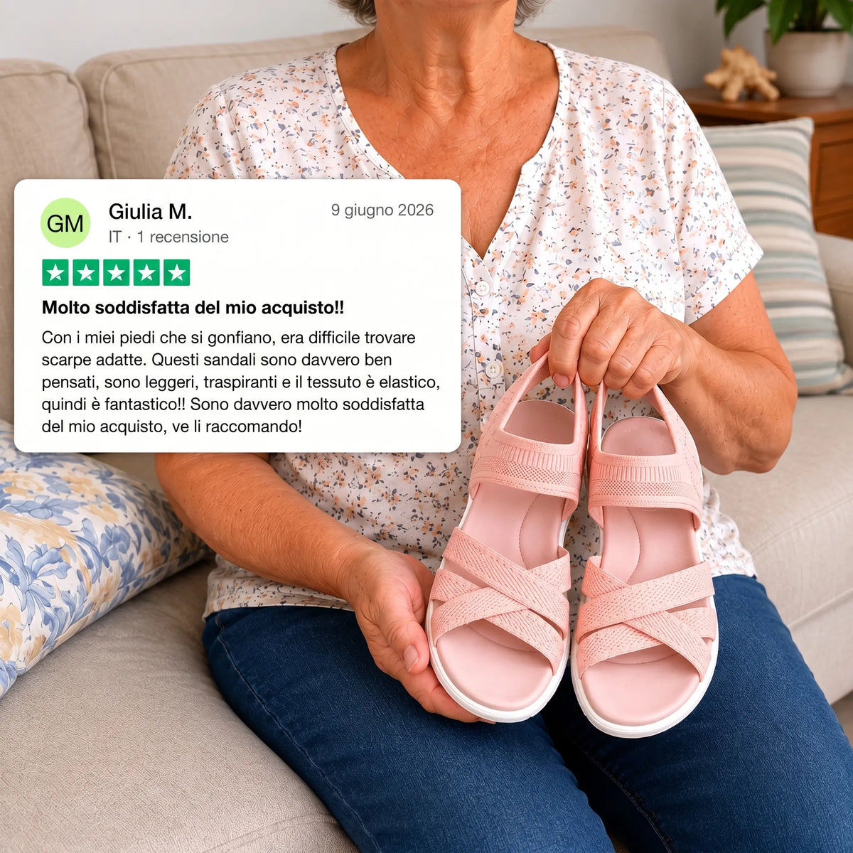 Sandales Orthopédiques Comfort ErgoLina