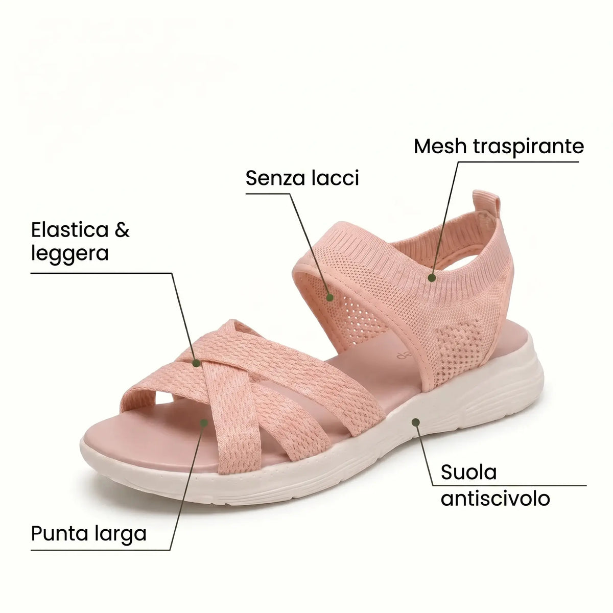 Sandales Orthopédiques Comfort ErgoLina
