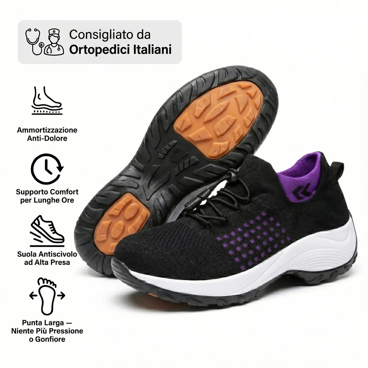 PassoNuvola Chaussures Confort Orthopédiques