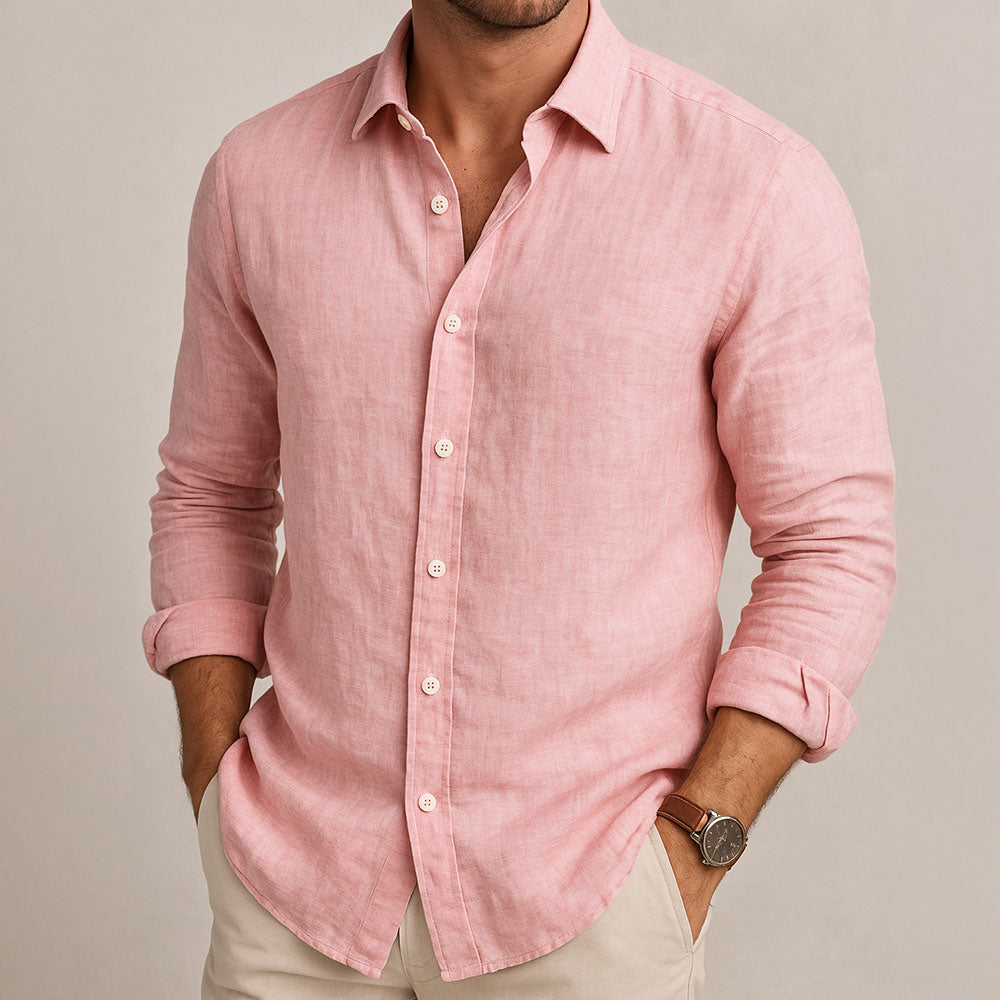 VELLANE | CHEMISE ESSENTIELLE EN LIN POUR HOMME