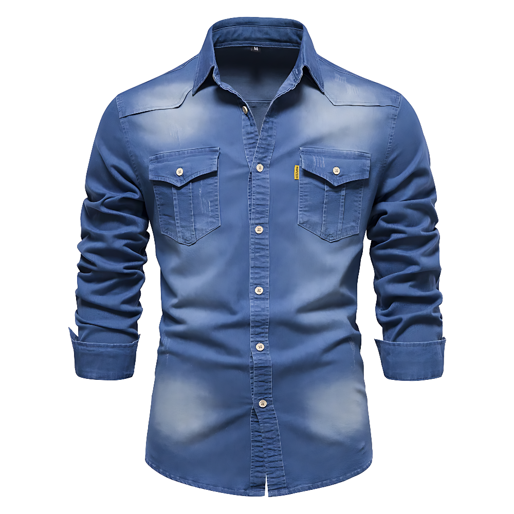VELLANE | CHEMISE EN DENIM POUR HOMME